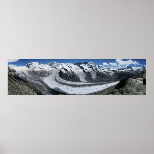 Gornergrat Zermatt Monte Rosa Poster