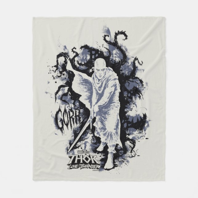 Gorr the God Butcher Shadow Graphic Fleece Blanket (Front)