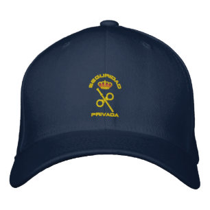Gorra Bordada Private Security Spain Embroidered Baseball Cap