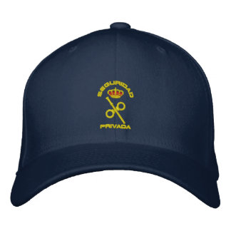 Gorra Bordada Private Security Spain Embroidered Baseball Cap