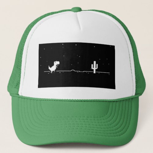 Gorra con diseo de dinosaurio de google trucker hat