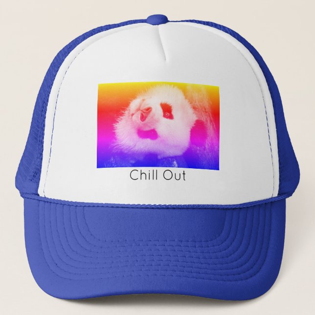 Gorra De Camionero Bear Panda Life Style  trending Trucker Hat (Front)