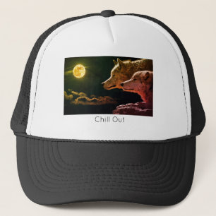 Gorra De Camionero Wolf Life Style  trending produ Trucker Hat