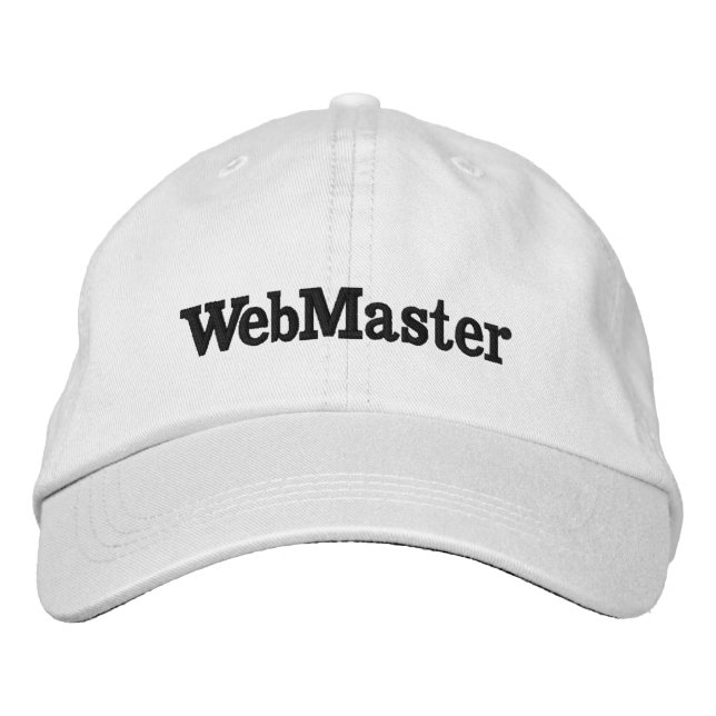 Gorra WebMaster Embroidered Baseball Cap (Front)