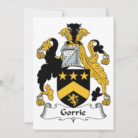 Gorrie Family Crest (Front)