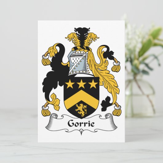 Gorrie Family Crest (Standing Front)