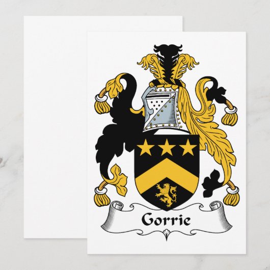 Gorrie Family Crest (Front/Back)