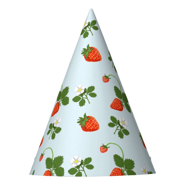 Gorro De Fiesta Strawberries Party Hat (Front)