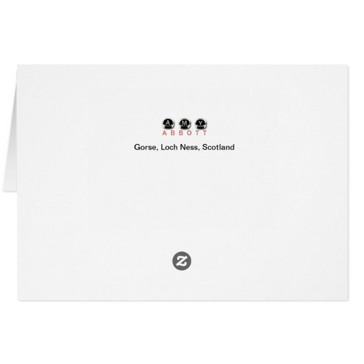 Gorse, Loch Ness, Scotland (Back Horizontal)