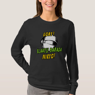 GORT Klaatu Barada Nikto - Retro 50's Sci Fi Movie T-Shirt