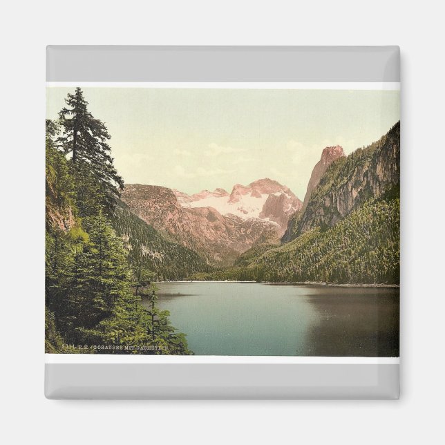 Gosausee and Dachstein, Upper Austria, Austro-Hung Magnet (Front)