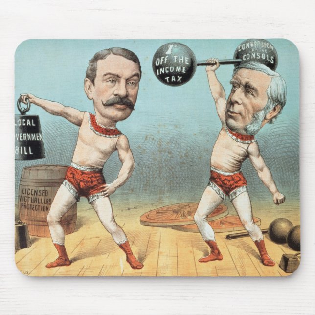 Goschen and Ritchie, the Champion Weight Mouse Pad (Front)