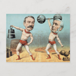 Goschen and Ritchie, the Champion Weight Postcard