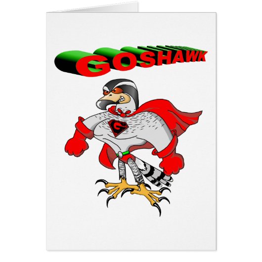 Goshawk Cartoon Cards (Front)