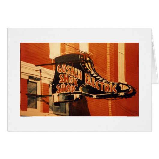 Goshen Electric Shoe Shop - One Cards (Front Horizontal)