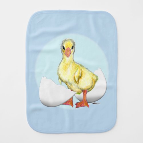 Gosling  Just Hatched Baby Burp Cloth