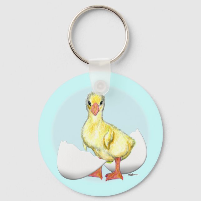 Gosling:  Just Hatched Keychain (Front)
