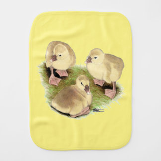 Goslings:  Buff African Baby Burp Cloth