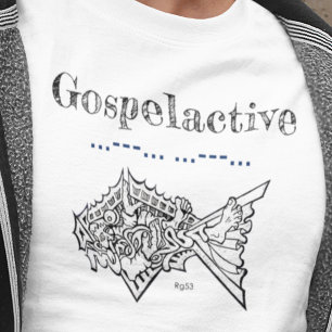 Gospel-active Jonah & the Whale/Fish Warning T-Shirt