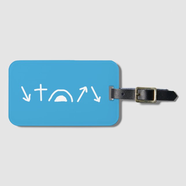 Gospel Arrows Luggage Tag (Front Horizontal)