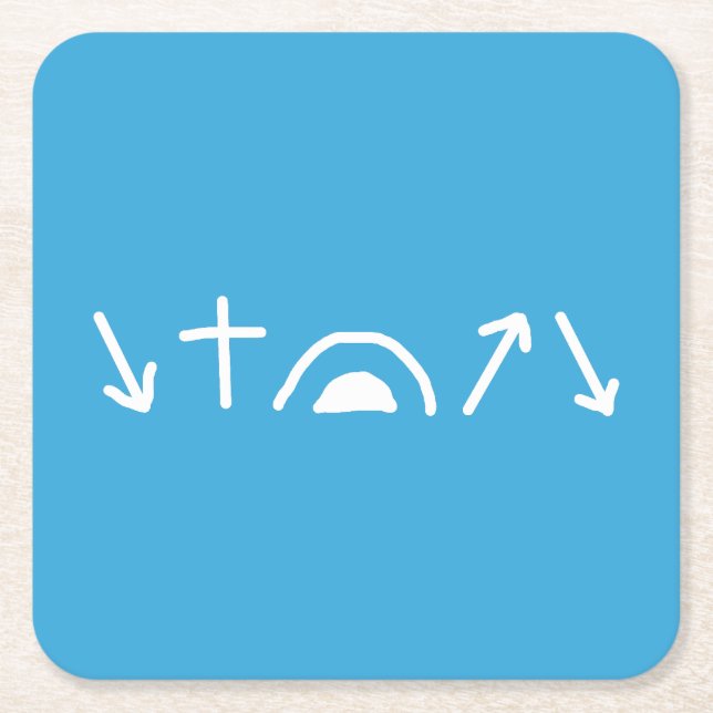 Gospel Arrows Paper Coaster (Front)