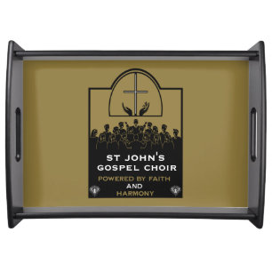 Gospel Choir Church Gifts Serving Tray