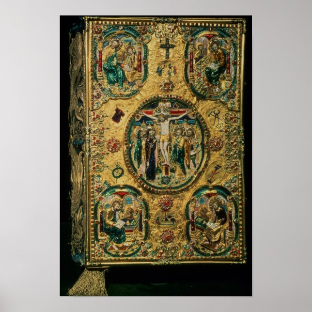 Gospel cover, gold with repousse poster (Front)