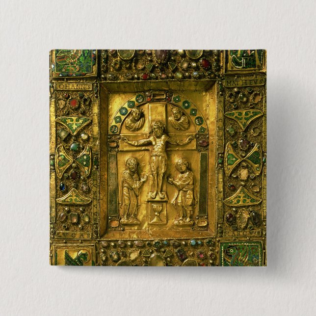 Gospel Cover, Ottonian, Germany, 11th century (gol Button (Front)