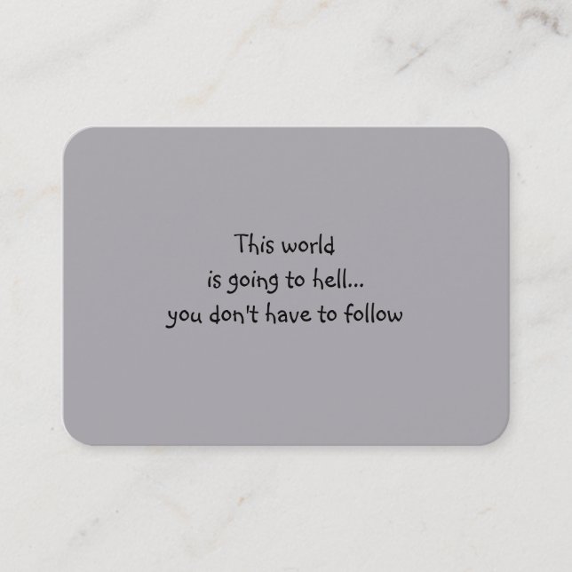 Gospel Evangelism Invite Salvation pocket keepsake (Front)