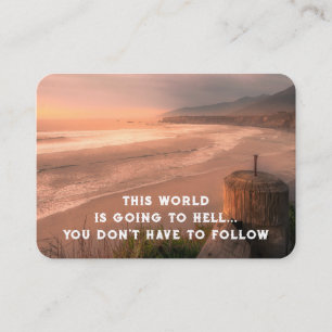 Gospel Evangelism Invite Salvation pocket keepsake