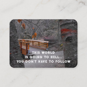 Gospel Evangelism Invite Salvation pocket keepsake