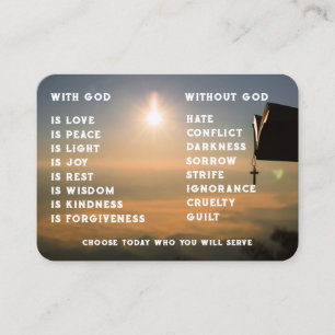 Gospel Evangelism Invite Salvation pocket keepsake