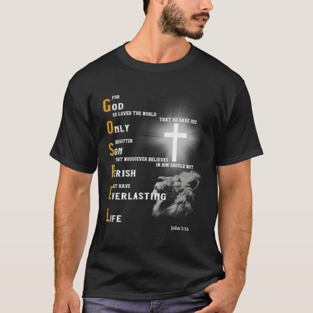 Gospel For God So Loves The World T-Shirt (Front)