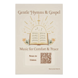 Gospel Hymns Memory Care Poster Dementia Alzheimer