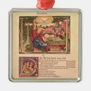 Gospel of St.Matthew, Book I Metal Ornament