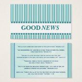 Gospel Plan of Salvation Christian Evangelism (Front & Back)