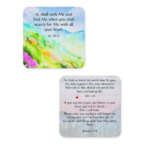 Gospel Tract Card