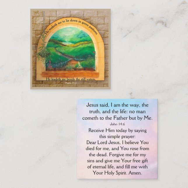 Gospel Tract Card (Front/Back)