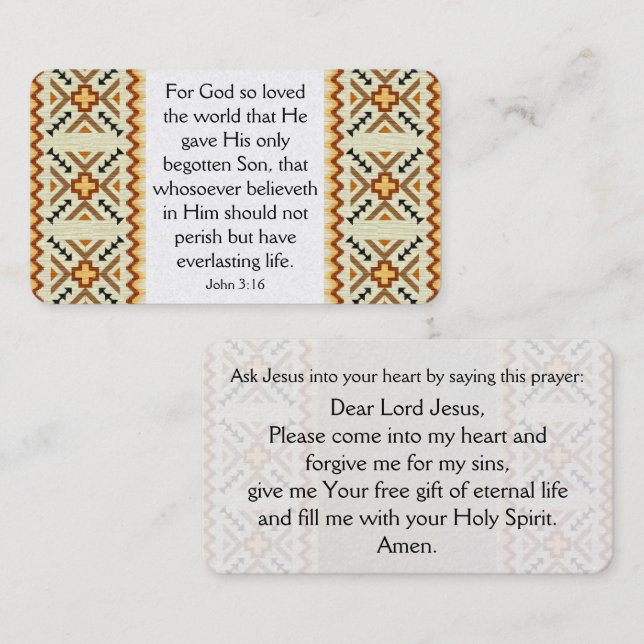 Gospel Tract Card (Front/Back)