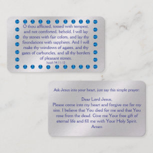 Gospel Tract Card
