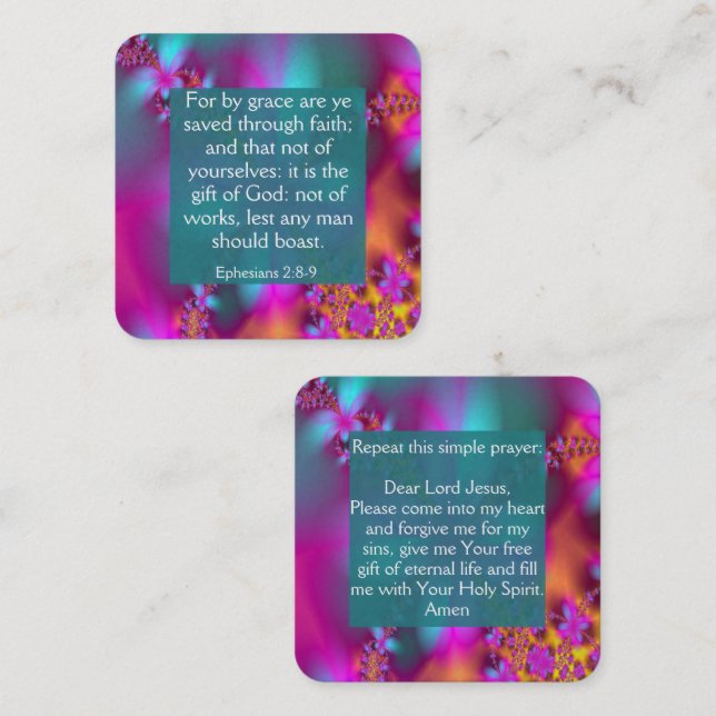 Gospel Tract Card (Front/Back)