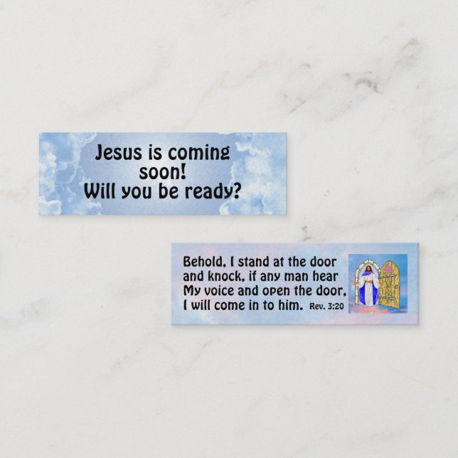 Gospel Tract Card (Front/Back)