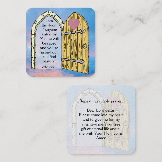 Gospel Tract Card (Front/Back)