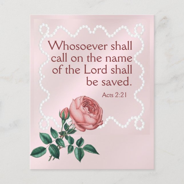 Gospel Tract  Flyer (Front)