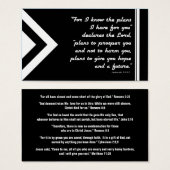 Gospel Tract Plan of Salvation Black and White (Front & Back)