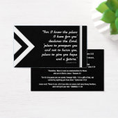 Gospel Tract Plan of Salvation Black and White (Desk)