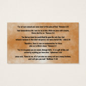 Gospel Tract Plan of Salvation Urban Contemporary (Back)