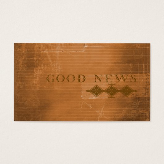 Gospel Tract Plan of Salvation Urban Contemporary (Front)