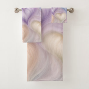 Gossamer Hearts Bath Towel Set