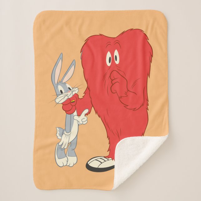 Gossamer Holding BUGS BUNNY™ Sherpa Blanket (Front)